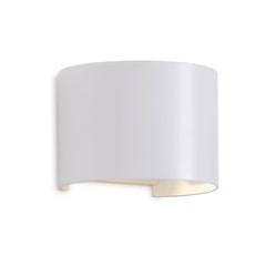 Davos Round Outdoor Up/Down LED Wall Lamp IP54 - Various Colors