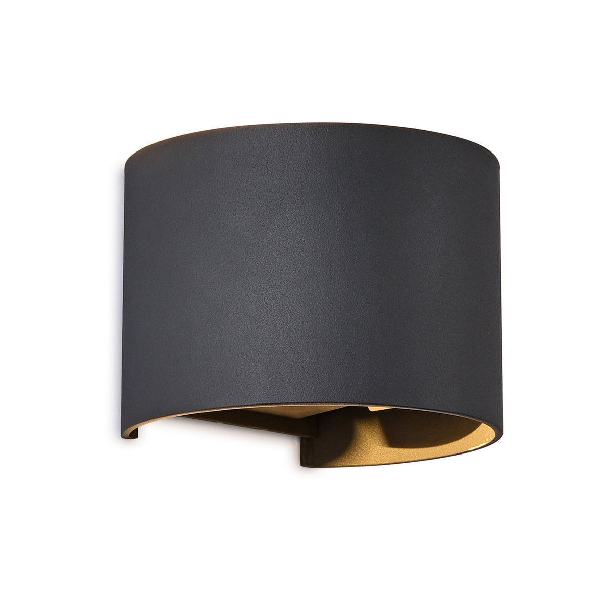 Davos Round Outdoor Up/Down LED Wall Lamp IP54 - Various Colors