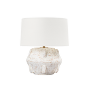 Vanda 1Lt Table Lamp - Whitewash Terracota