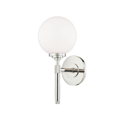 Bowery 1Lt Bathroom Light - Bronze/Nickel