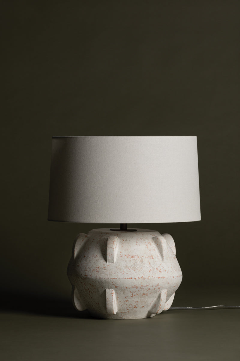Vanda 1Lt Table Lamp - Whitewash Terracota