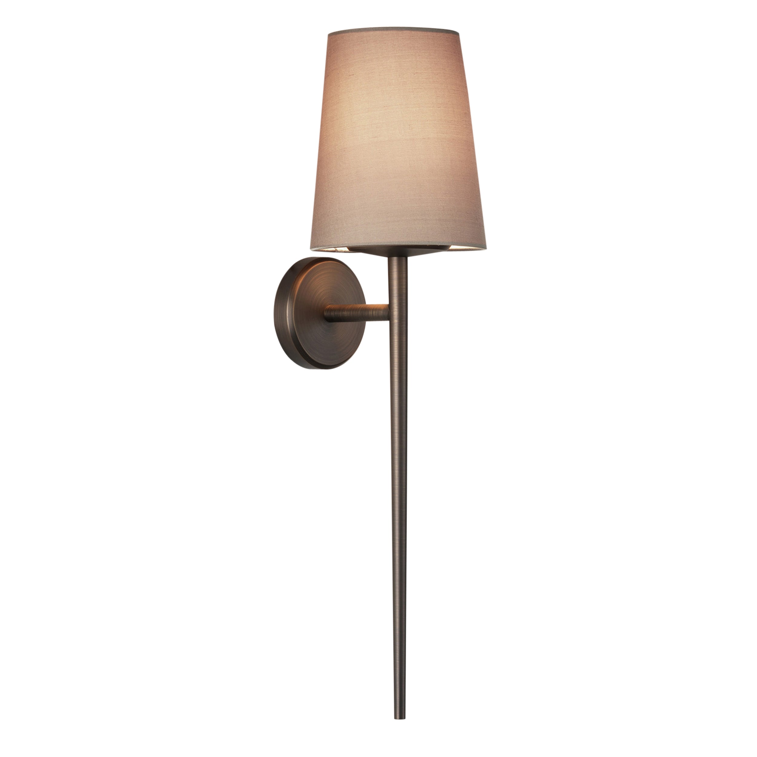 Beauville Bathroom Wall Light- Polished Chrome/ Bronze