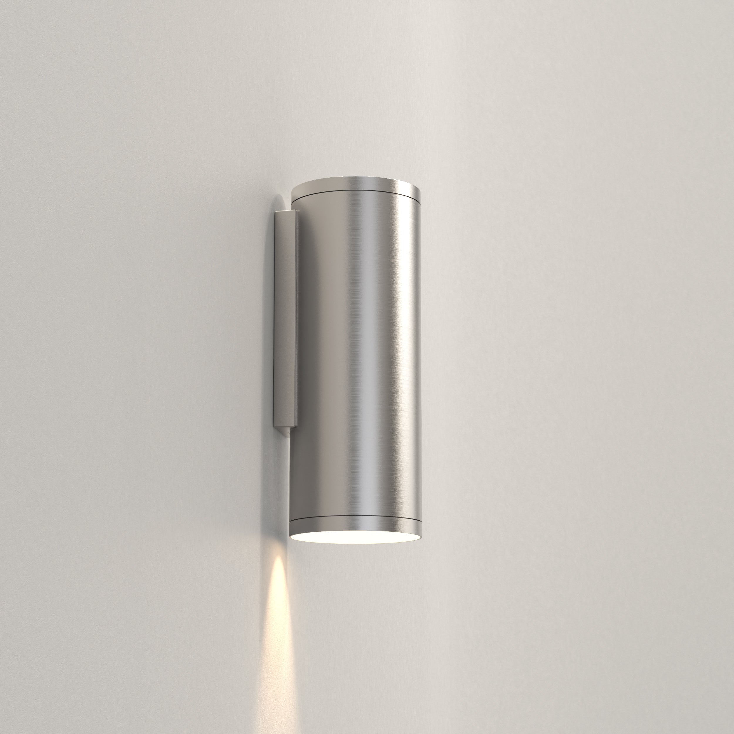 Ava 1/2Lt Coastal Coastal Wall Light in Brushed Stainless Steel/PVD Brushed Brass GU10 IP44