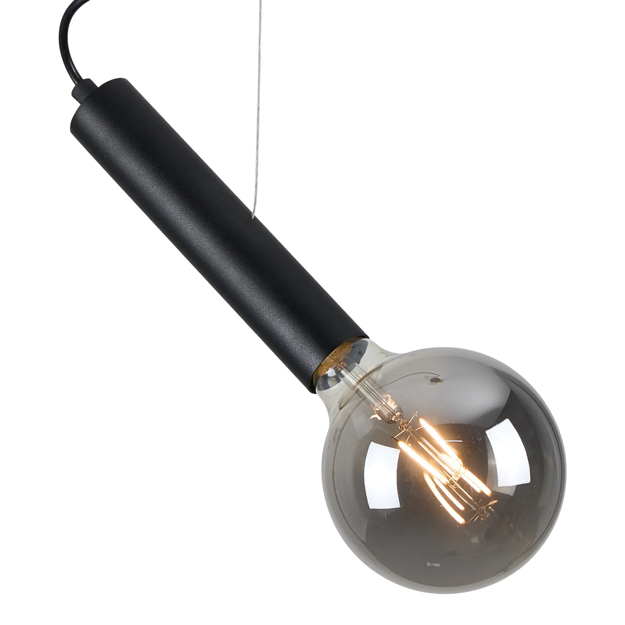 Taverley  1 Light Angled Pendant E27- Black/ Gold/ Nickel finishes