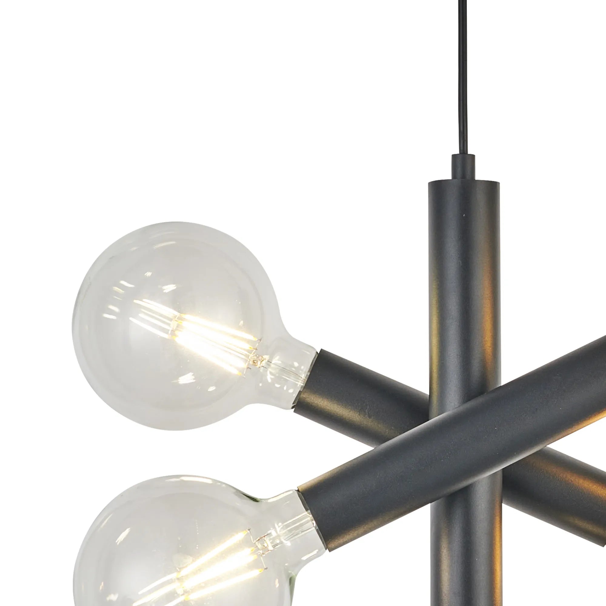Taverley  3 Arm 5 Light Vertical Adjustable Pendant E27- Gold/ Nickel/ Black Finishes