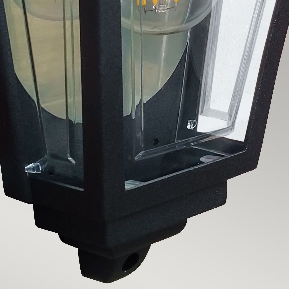 Deco Lane 1lt Half Wall Lantern - Various Finish E27 IP44