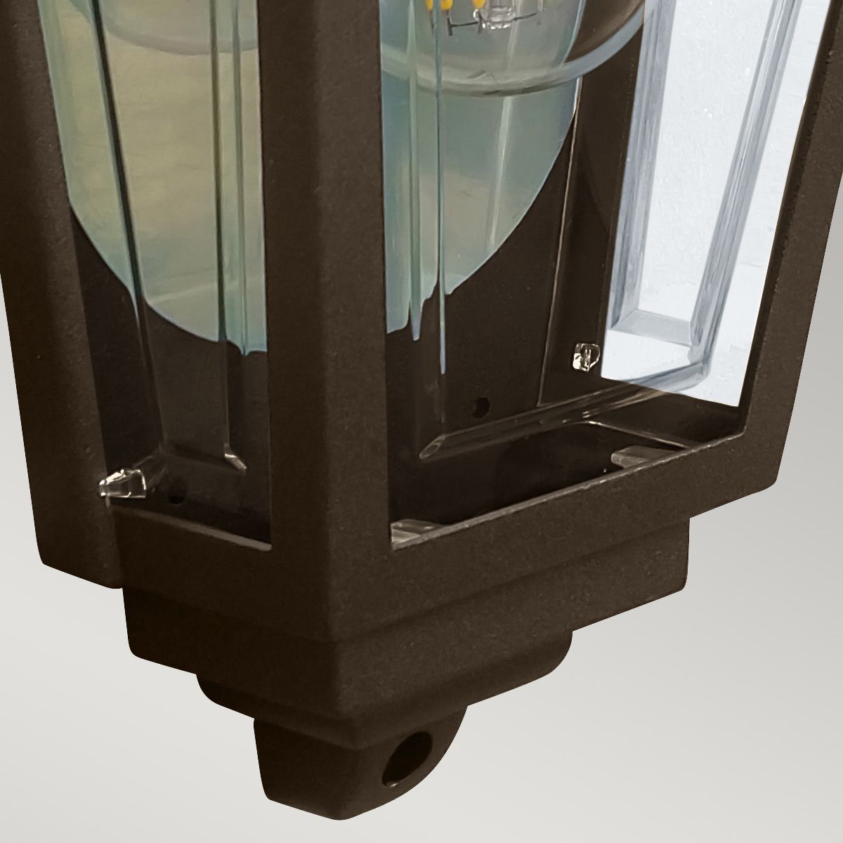 Deco Lane 1lt Half Wall Lantern - Various Finish E27 IP44