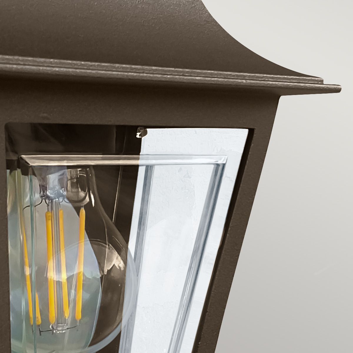 Deco Lane 1lt Half Wall Lantern - Various Finish E27 IP44