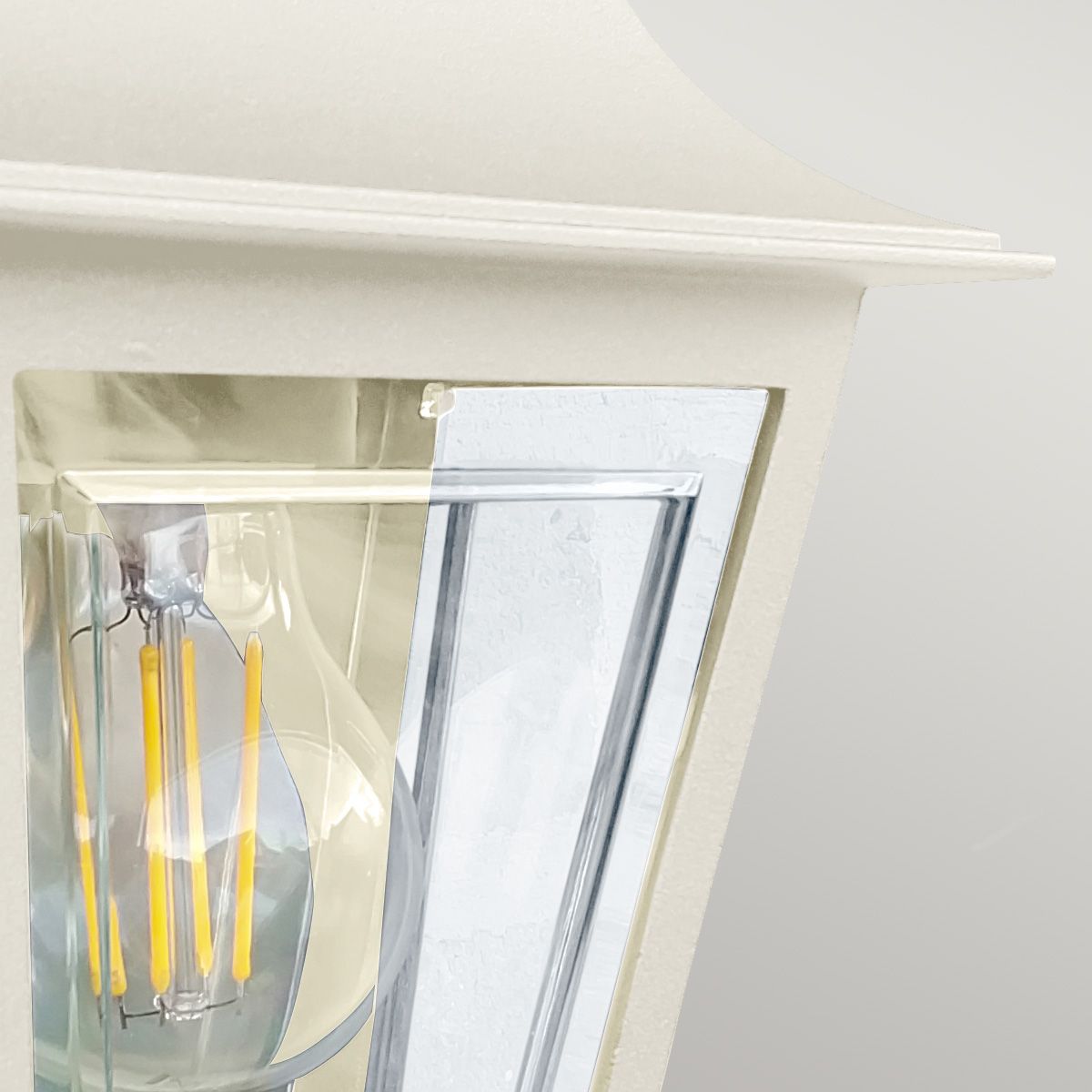 Deco Lane 1lt Half Wall Lantern - Various Finish E27 IP44