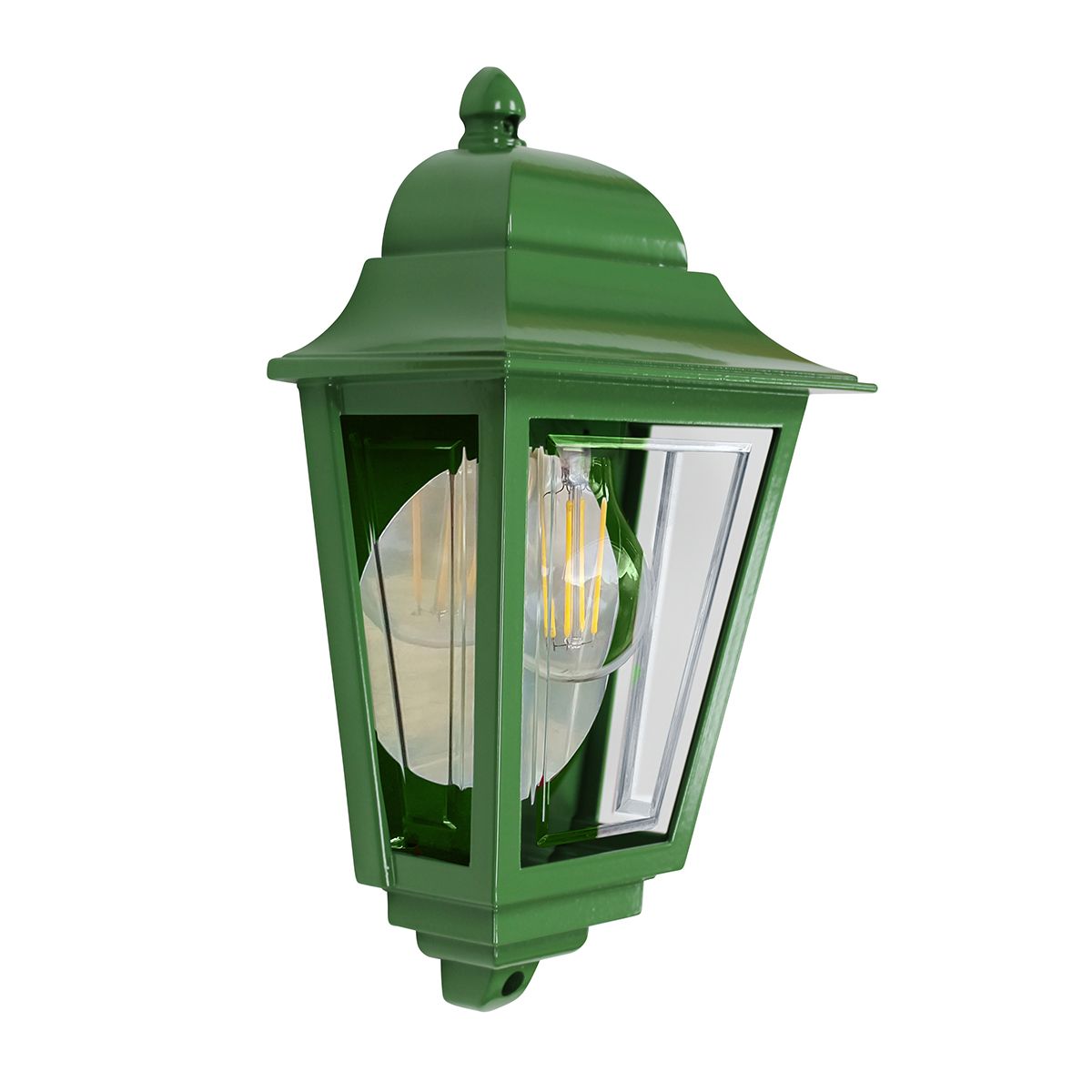 Deco Lane 1lt Half Wall Lantern - Various Finish E27 IP44