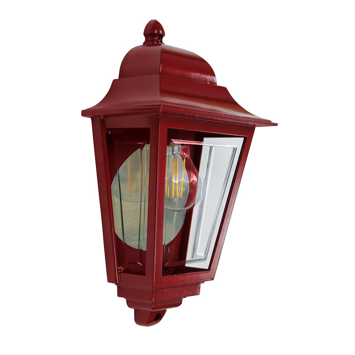 Deco Lane 1lt Half Wall Lantern - Various Finish E27 IP44