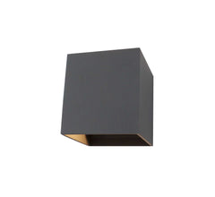 Delia Up/Down  Wall Light IP54 Anthracite/Sand White