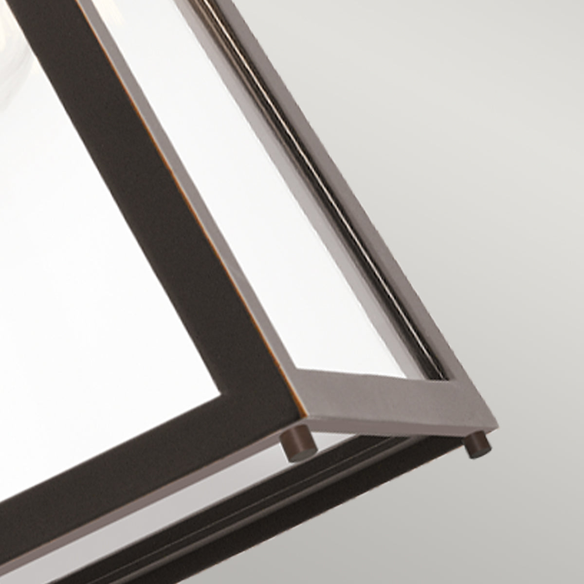 Delison Small Wall Lantern - Rubbed Bronze Finish