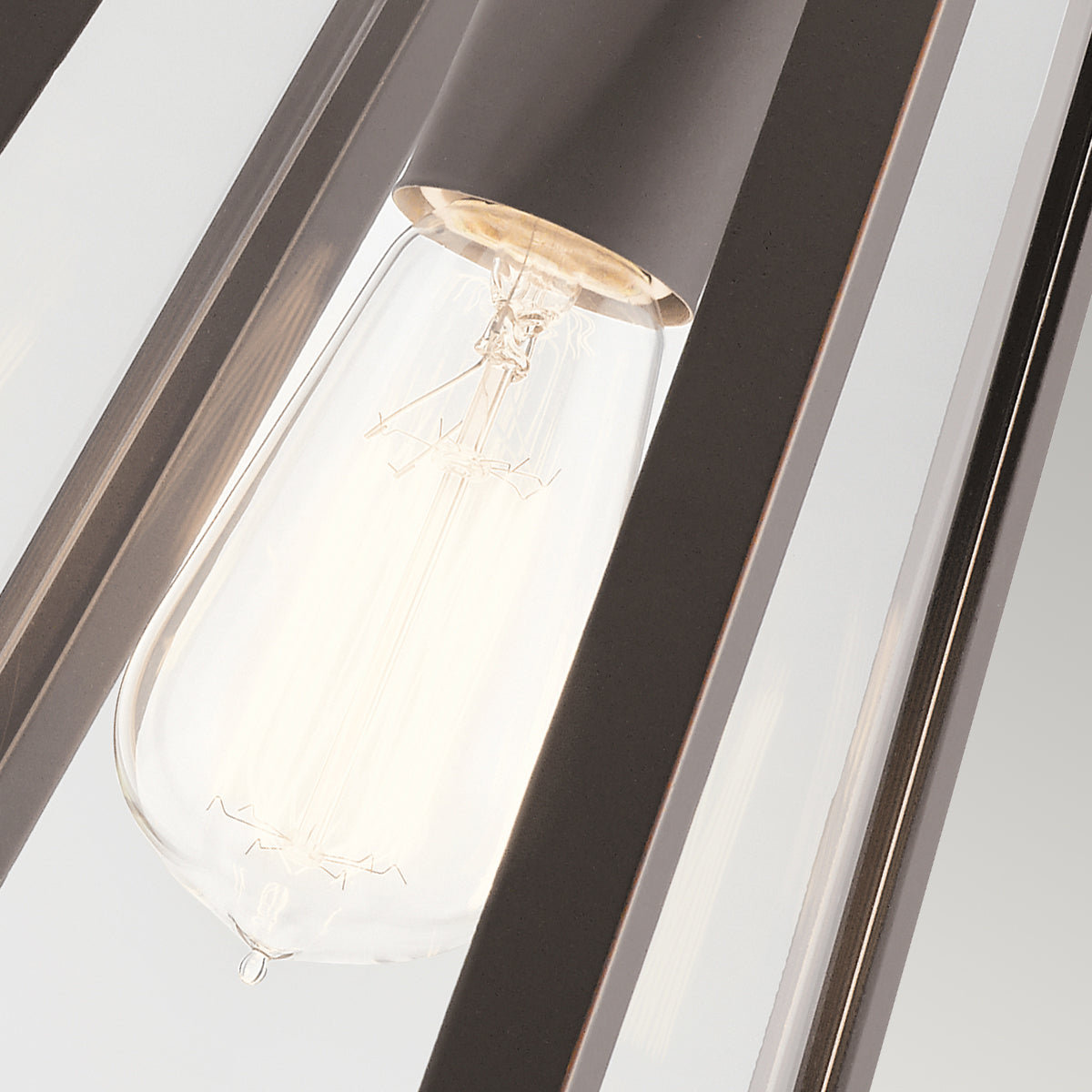 Delison Medium Wall Lantern - Rubbed Bronze Finish