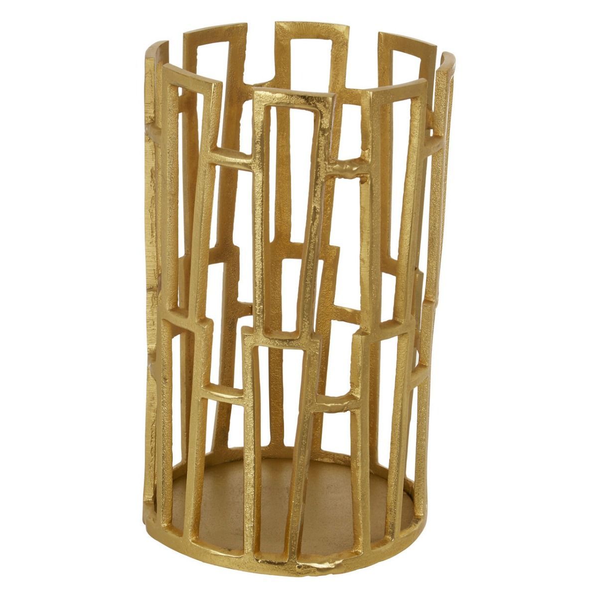 DELPHI LARGE CANDLE HOLDER - Gold Finish