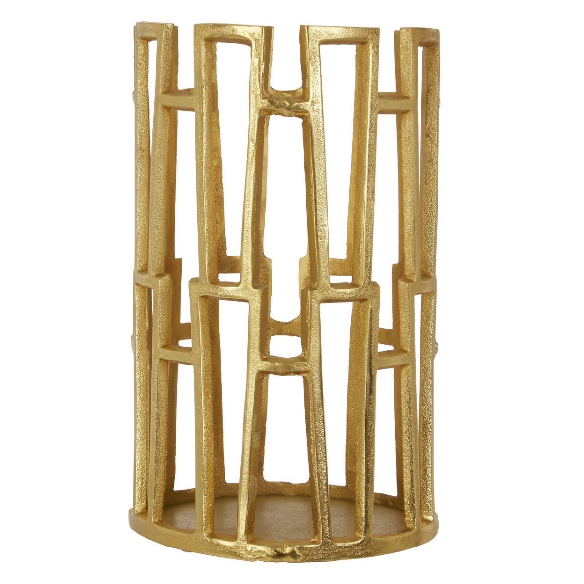 DELPHI LARGE CANDLE HOLDER - Gold Finish