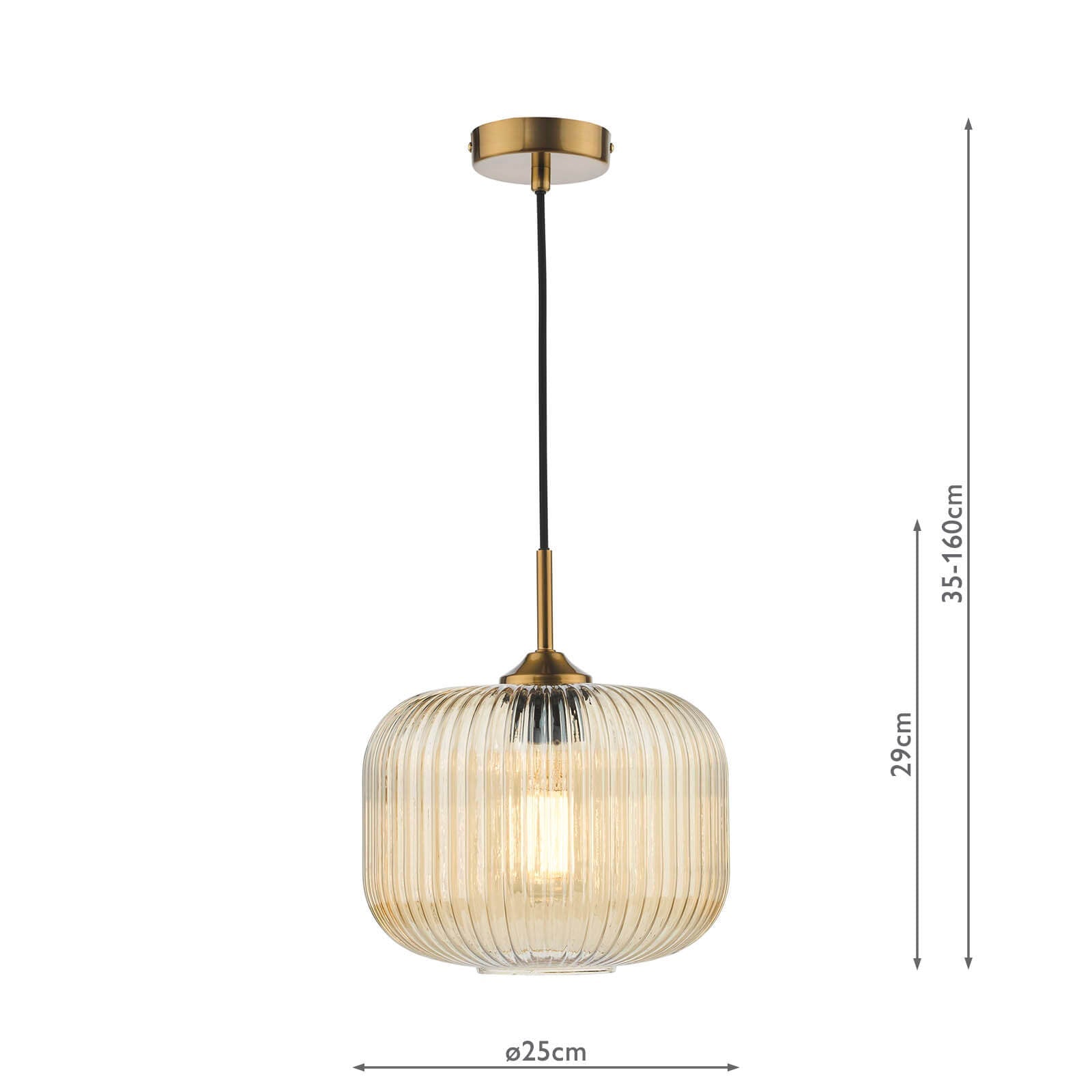Demarius 1 Light Pendant - Various Finishes