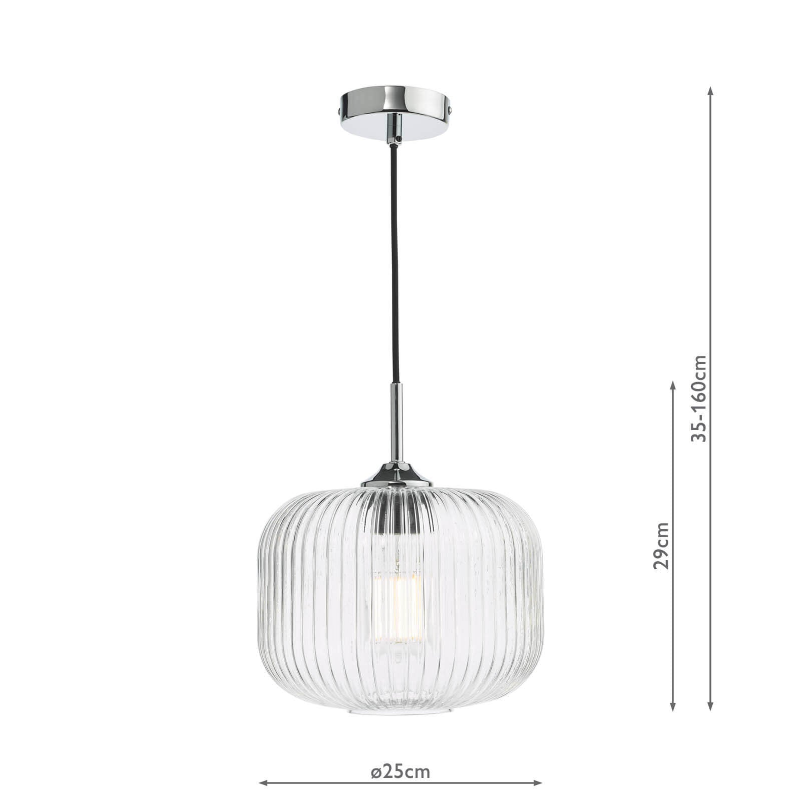Demarius 1 Light Pendant - Various Finishes