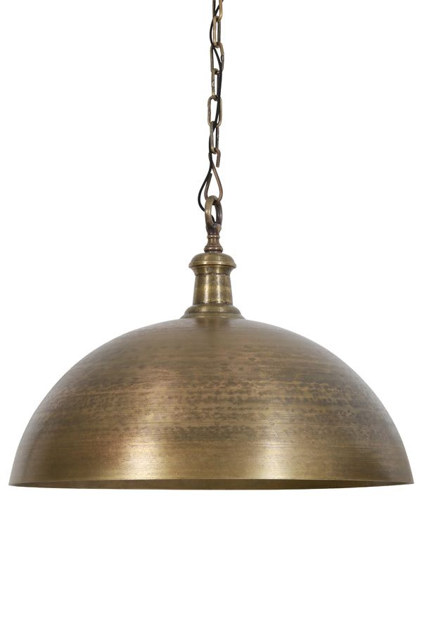 Demi Large Hanging Lamp - Raw Old Bronze Finish