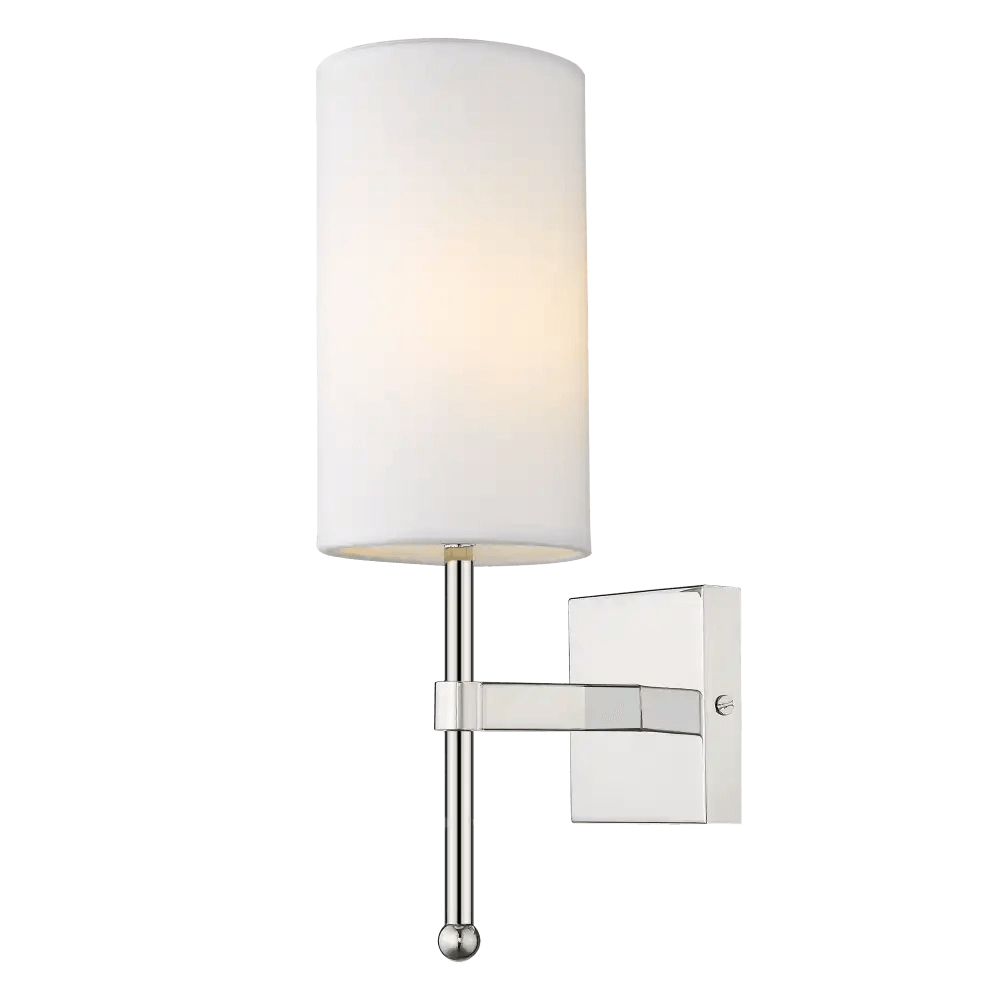 Sconce Denver Single wall Light - Nickel/Gold Finish - Cusack Lighting