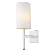 Sconce Denver Single wall Light - Nickel/Gold Finish - Cusack Lighting