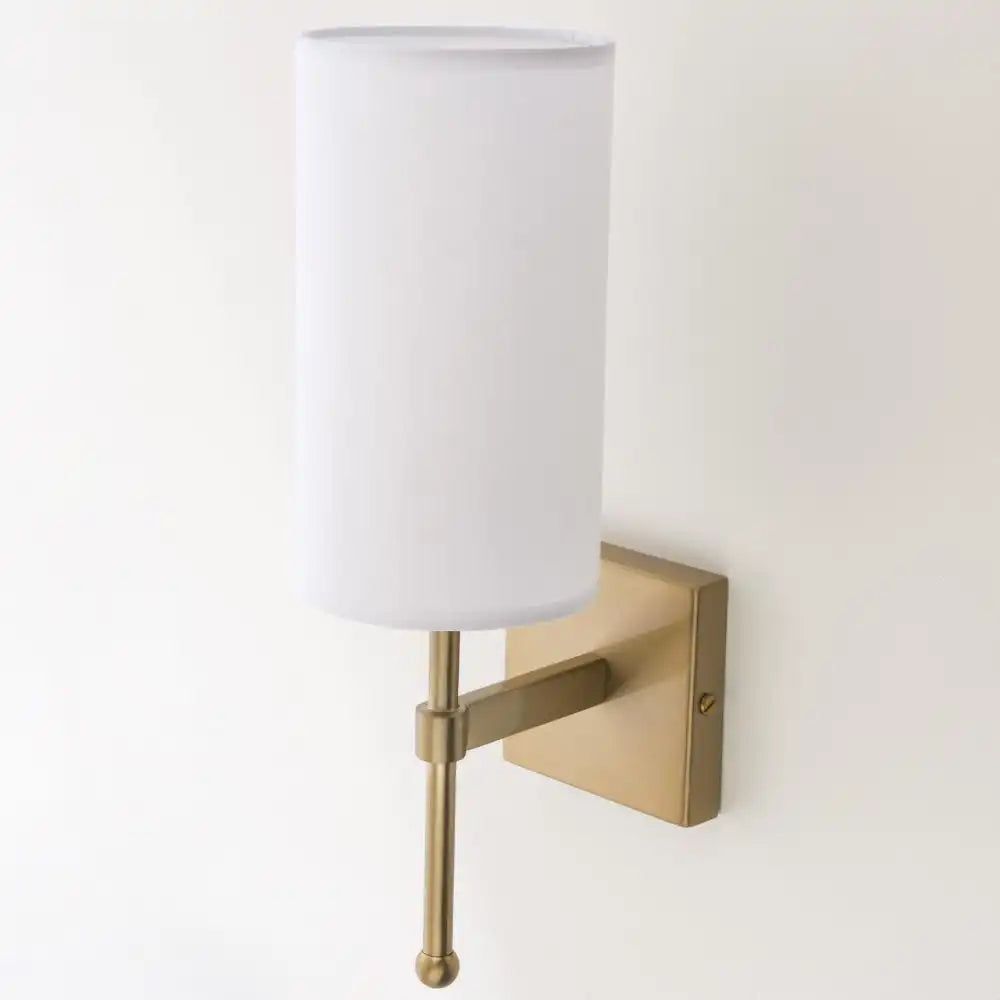 Sconce Denver Single wall Light - Nickel/Gold Finish - Cusack Lighting