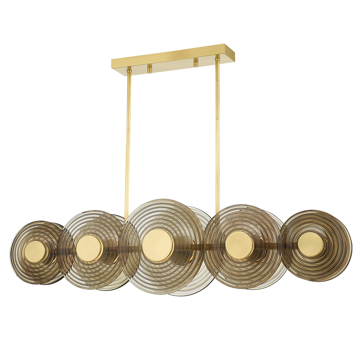 Griston LED Island Light - Aged Brass