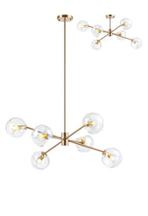 Delmar 6/8Lt Adjustable Centre Ceiling Light - Various Colours