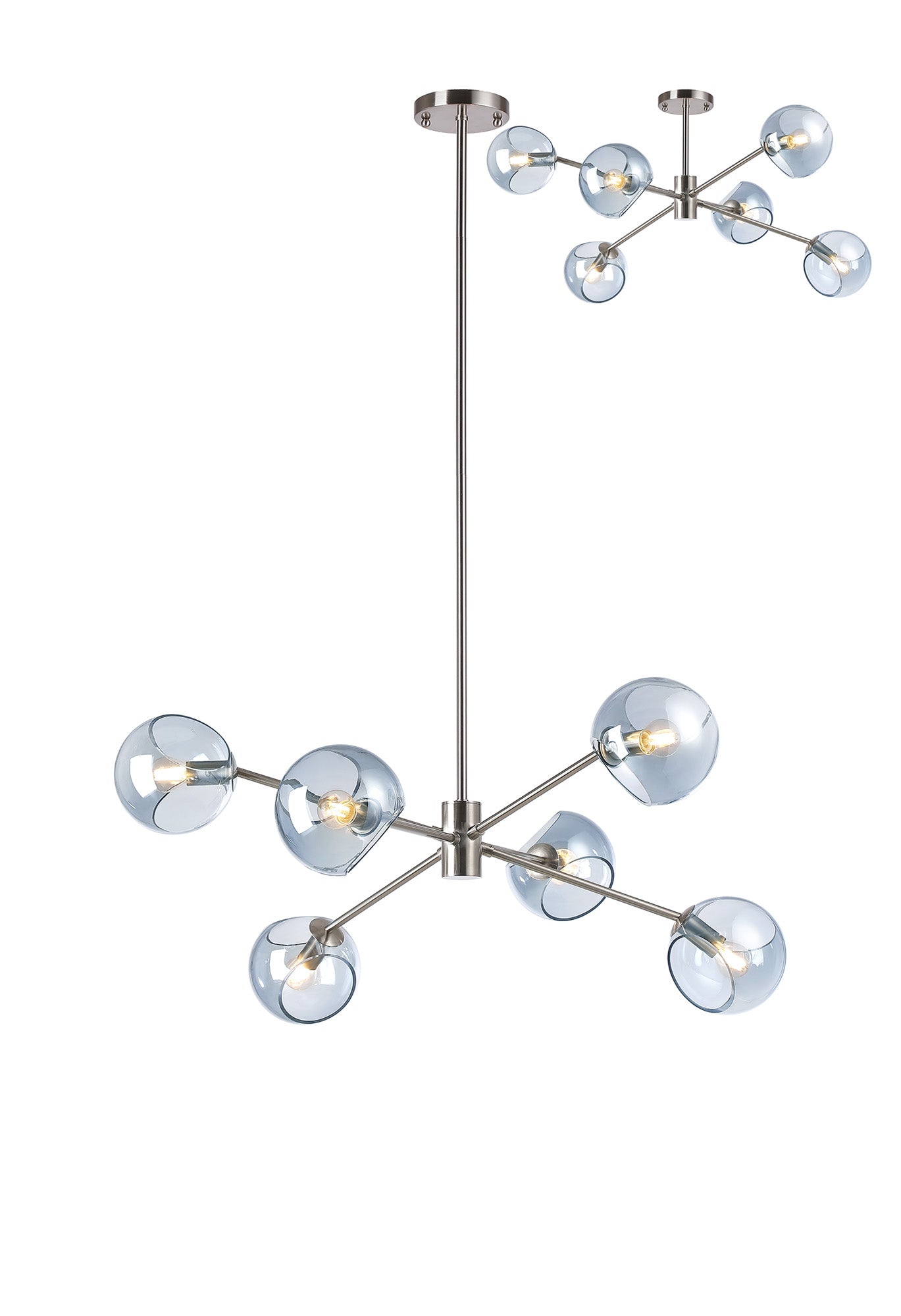 Delmar 6/8Lt Adjustable Centre Ceiling Light - Various Colours