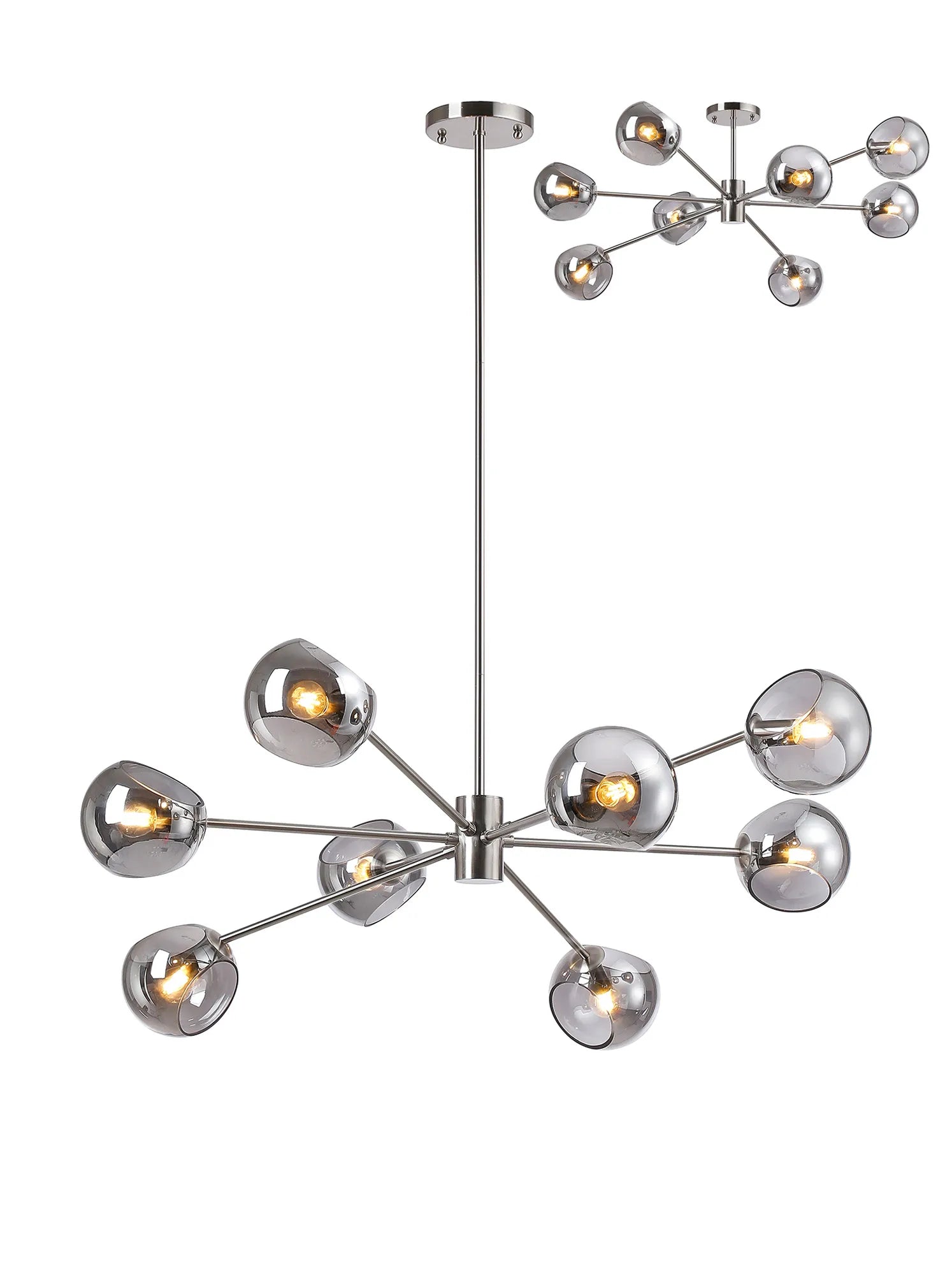 Delmar 6/8Lt Adjustable Centre Ceiling Light - Various Colours