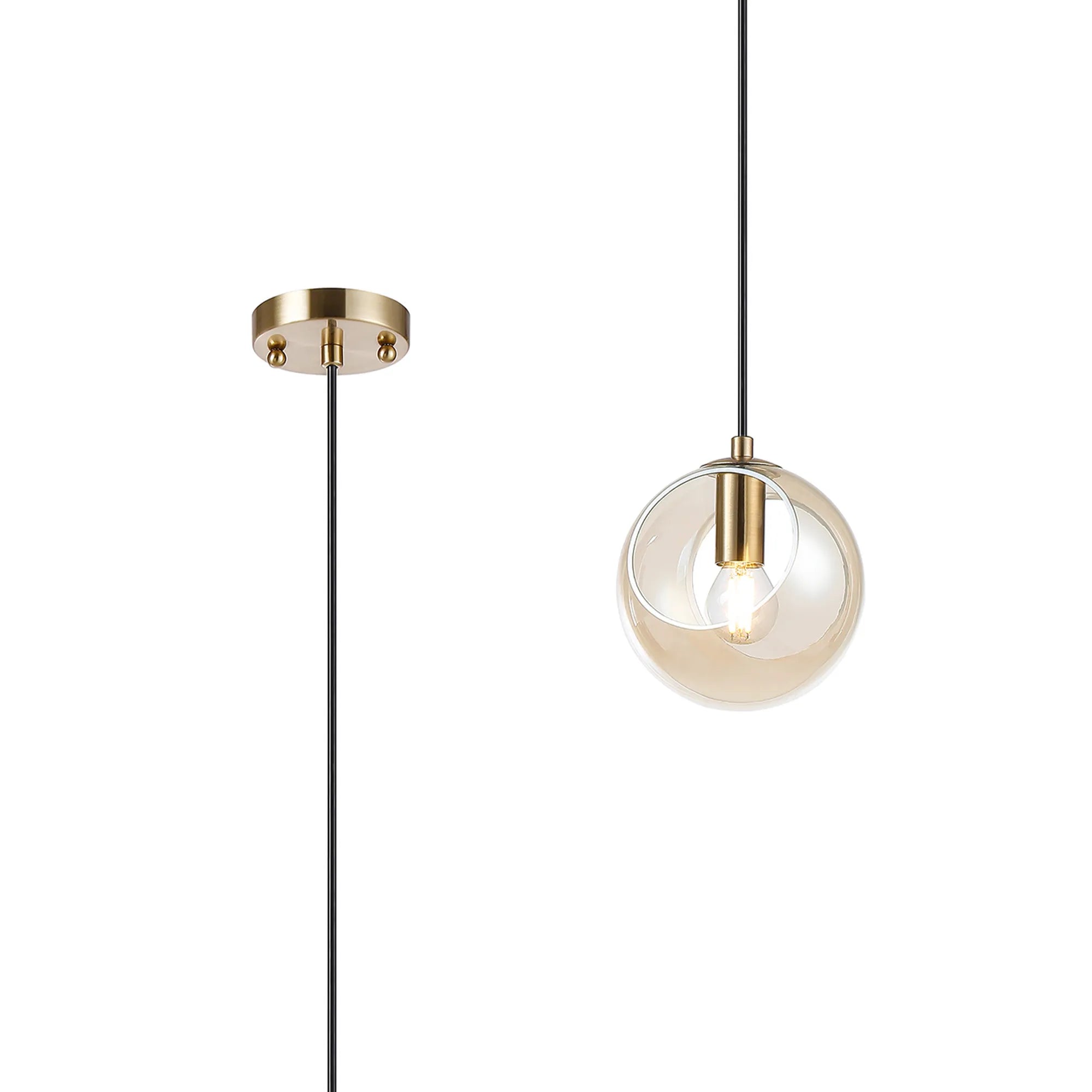 Delmar 1Lt Pendant - Various Colours