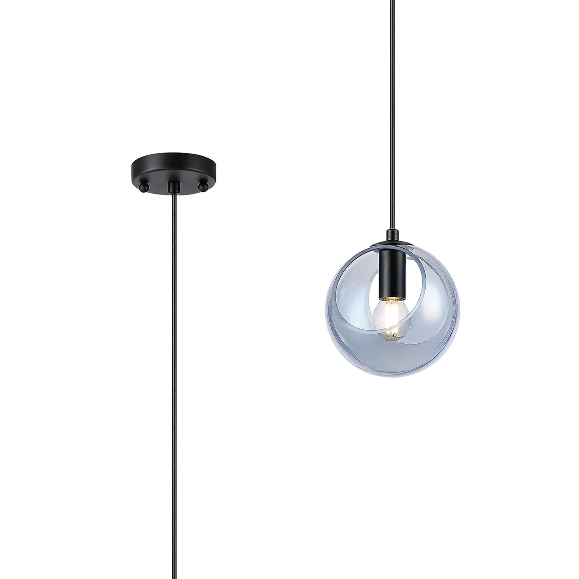 Delmar 1Lt Pendant - Various Colours