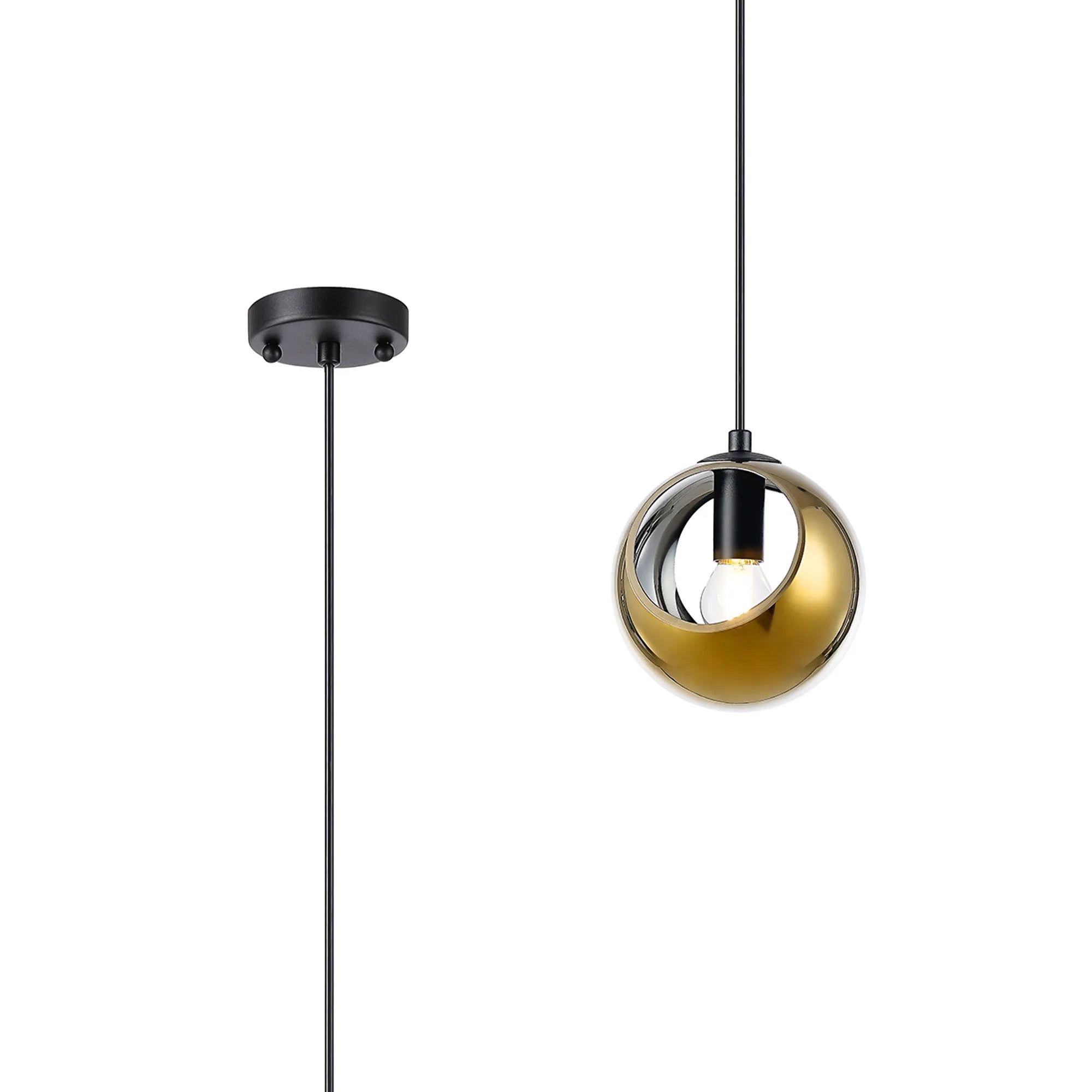 Delmar 1Lt Pendant - Various Colours