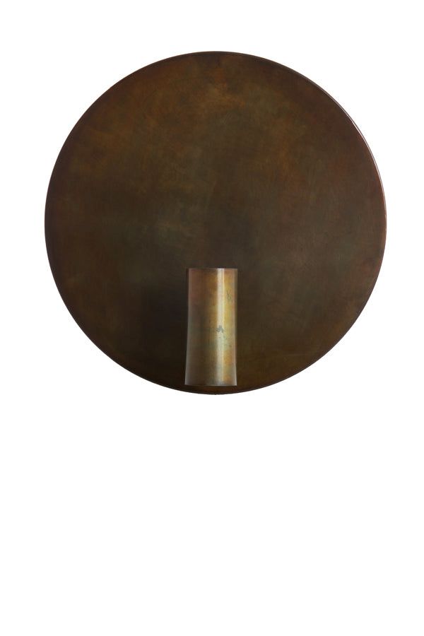 Disc Wall Lamp - Gold & Grey Finish