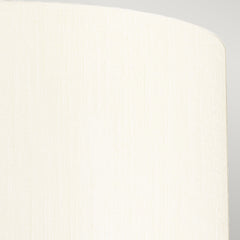 Fletcher Flush - In Various Sizes & Finishes Ivory Shade E27