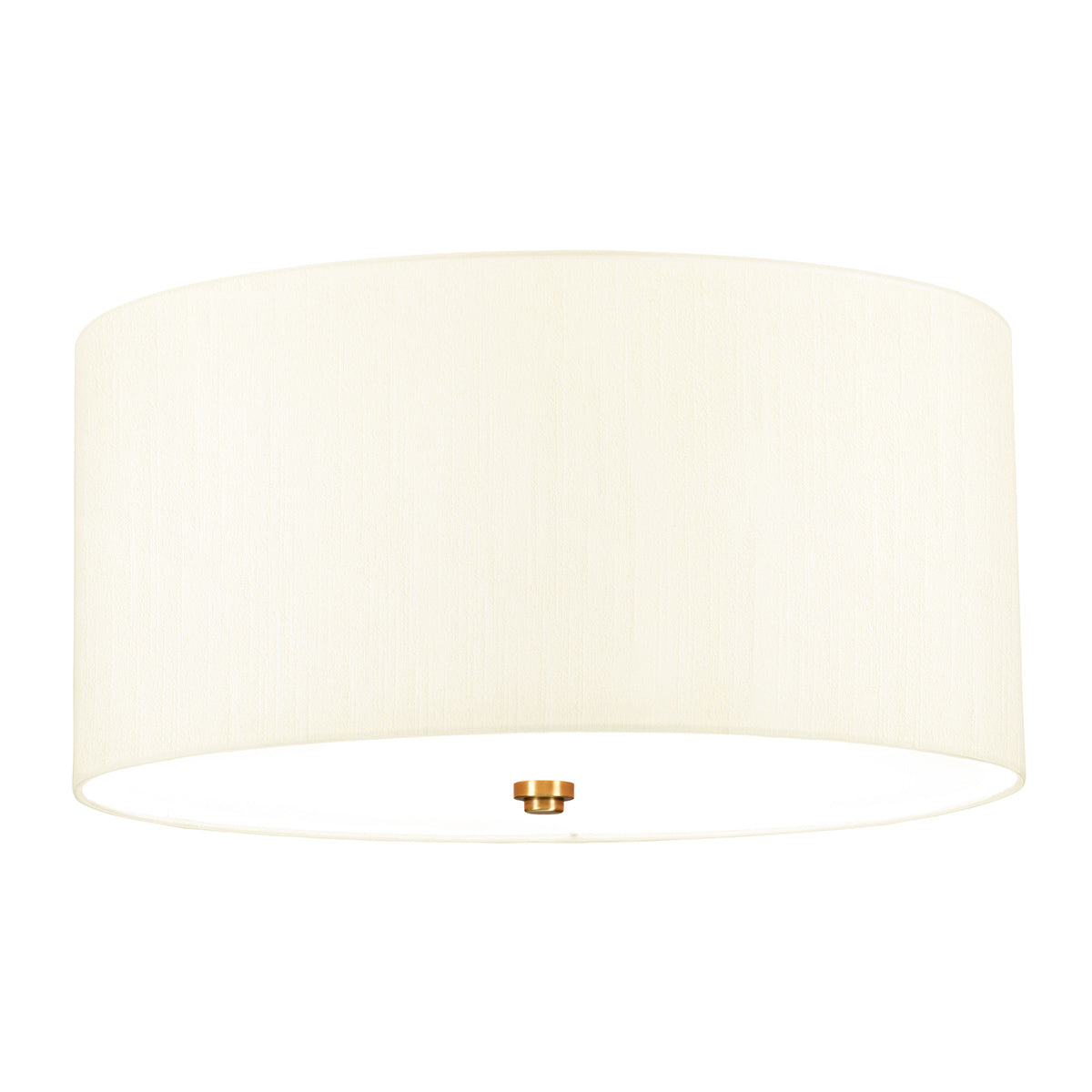 Fletcher Flush - In Various Sizes & Finishes Ivory Shade E27