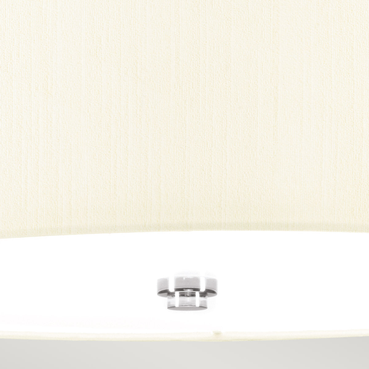 Fletcher Flush - In Various Sizes & Finishes Ivory Shade E27