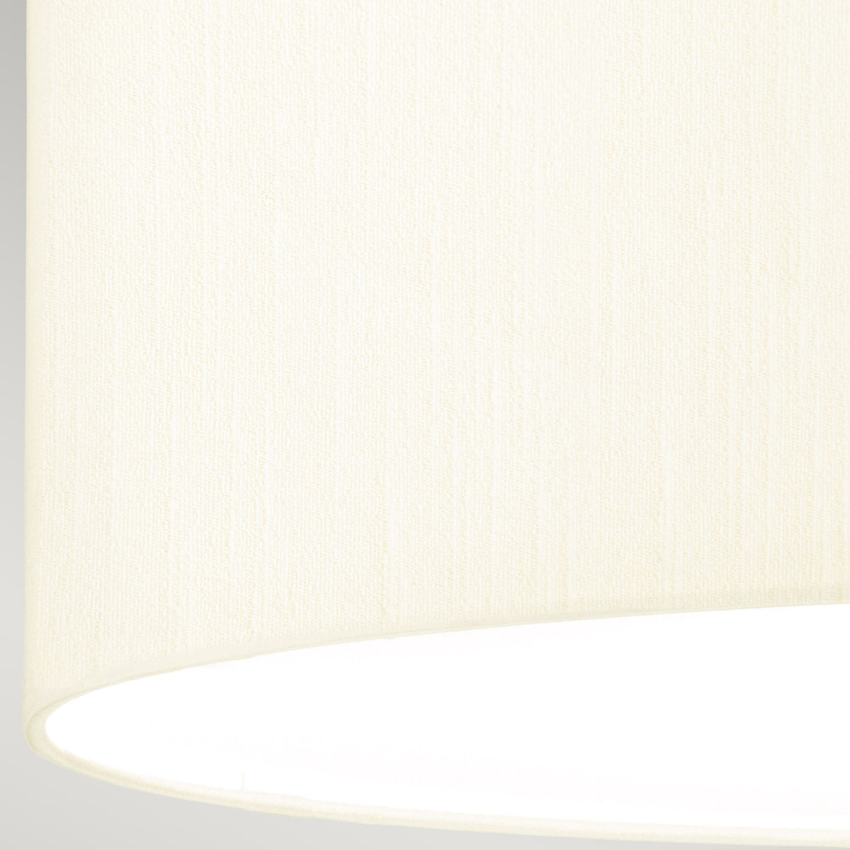 Fletcher Flush - In Various Sizes & Finishes Ivory Shade E27