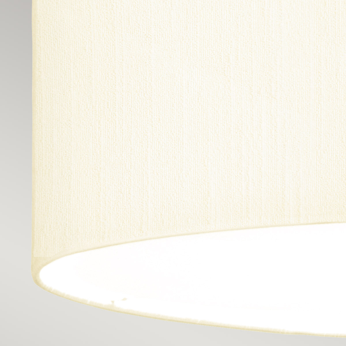 Fletcher Flush - In Various Sizes & Finishes Ivory Shade E27