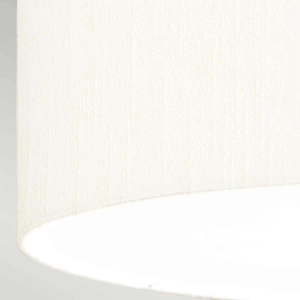 Fletcher Flush - In Various Sizes & Finishes Ivory Shade E27