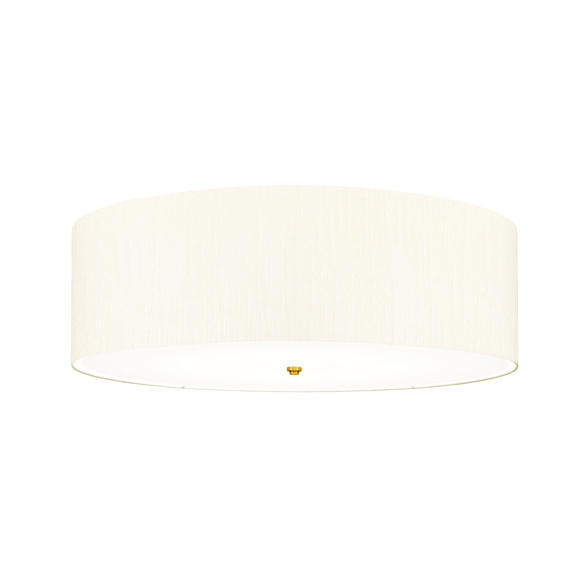 Fletcher Flush - In Various Sizes & Finishes Ivory Shade E27