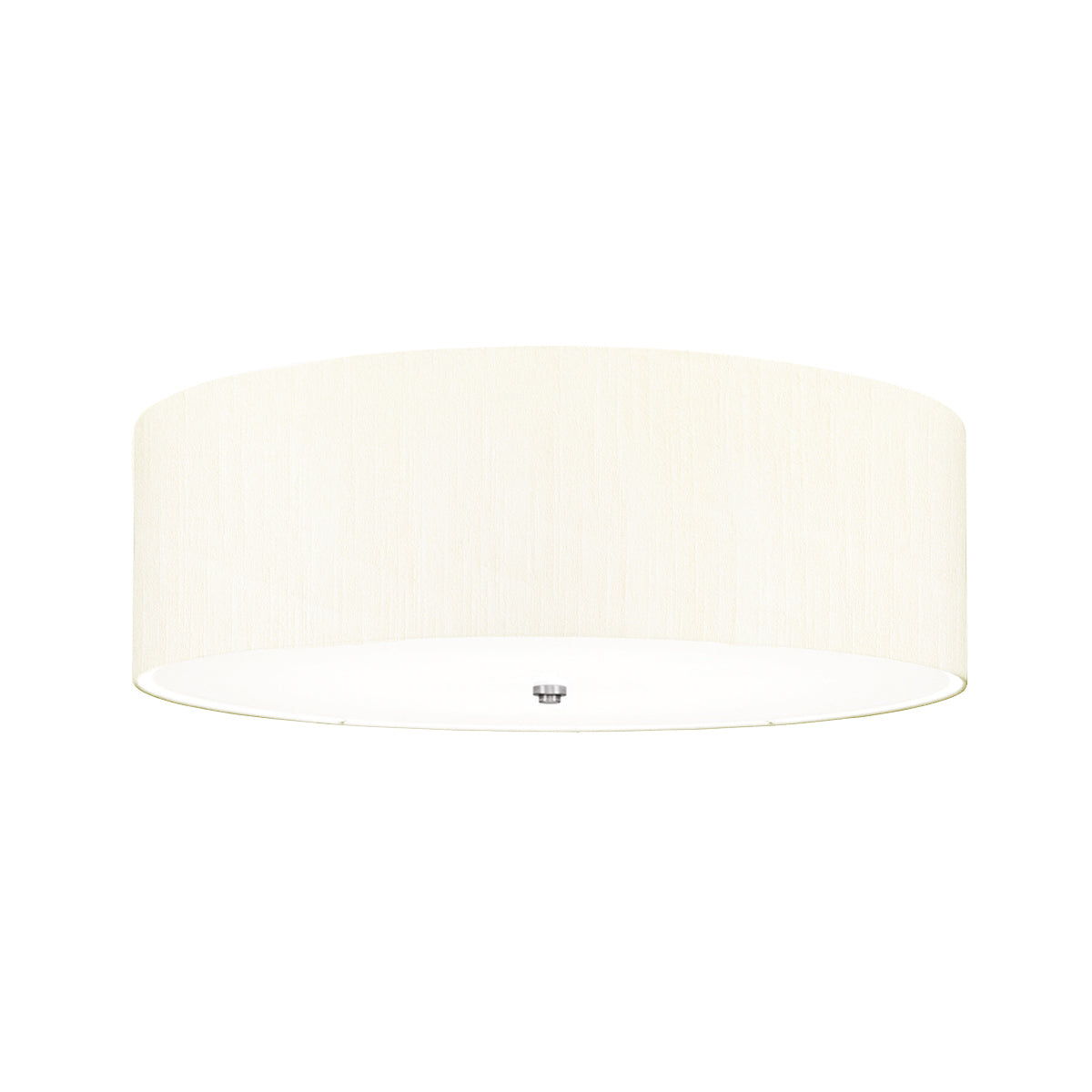 Fletcher Flush - In Various Sizes & Finishes Ivory Shade E27