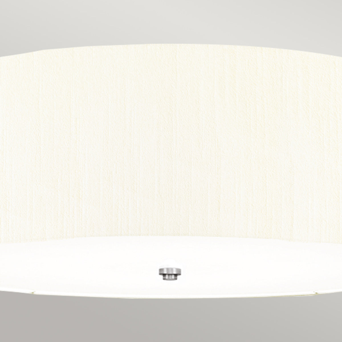 Fletcher Flush - In Various Sizes & Finishes Ivory Shade E27