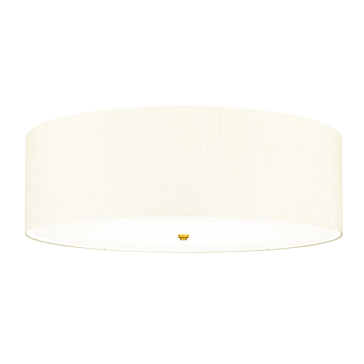 Fletcher Flush - In Various Sizes & Finishes Ivory Shade E27