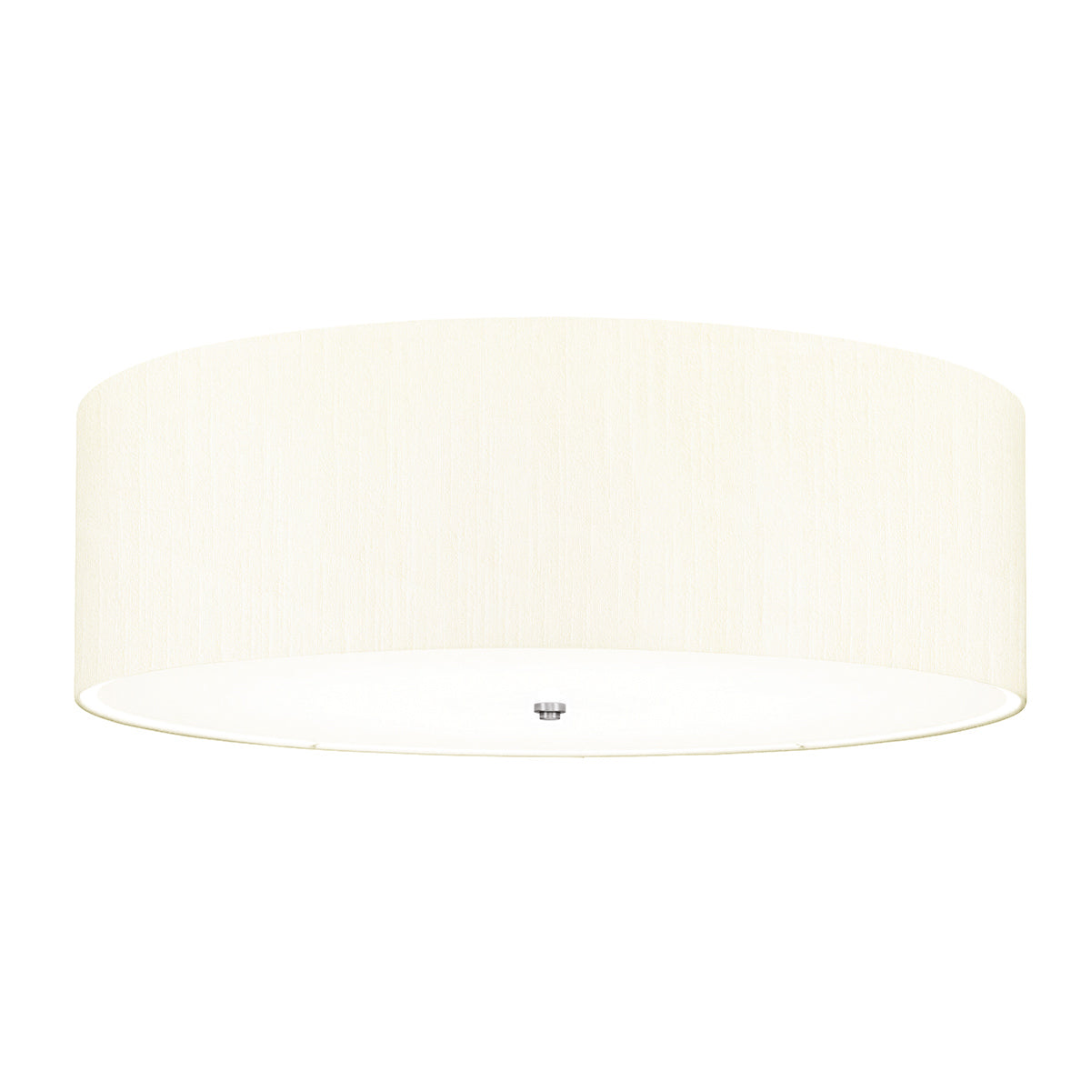 Fletcher Flush - In Various Sizes & Finishes Ivory Shade E27