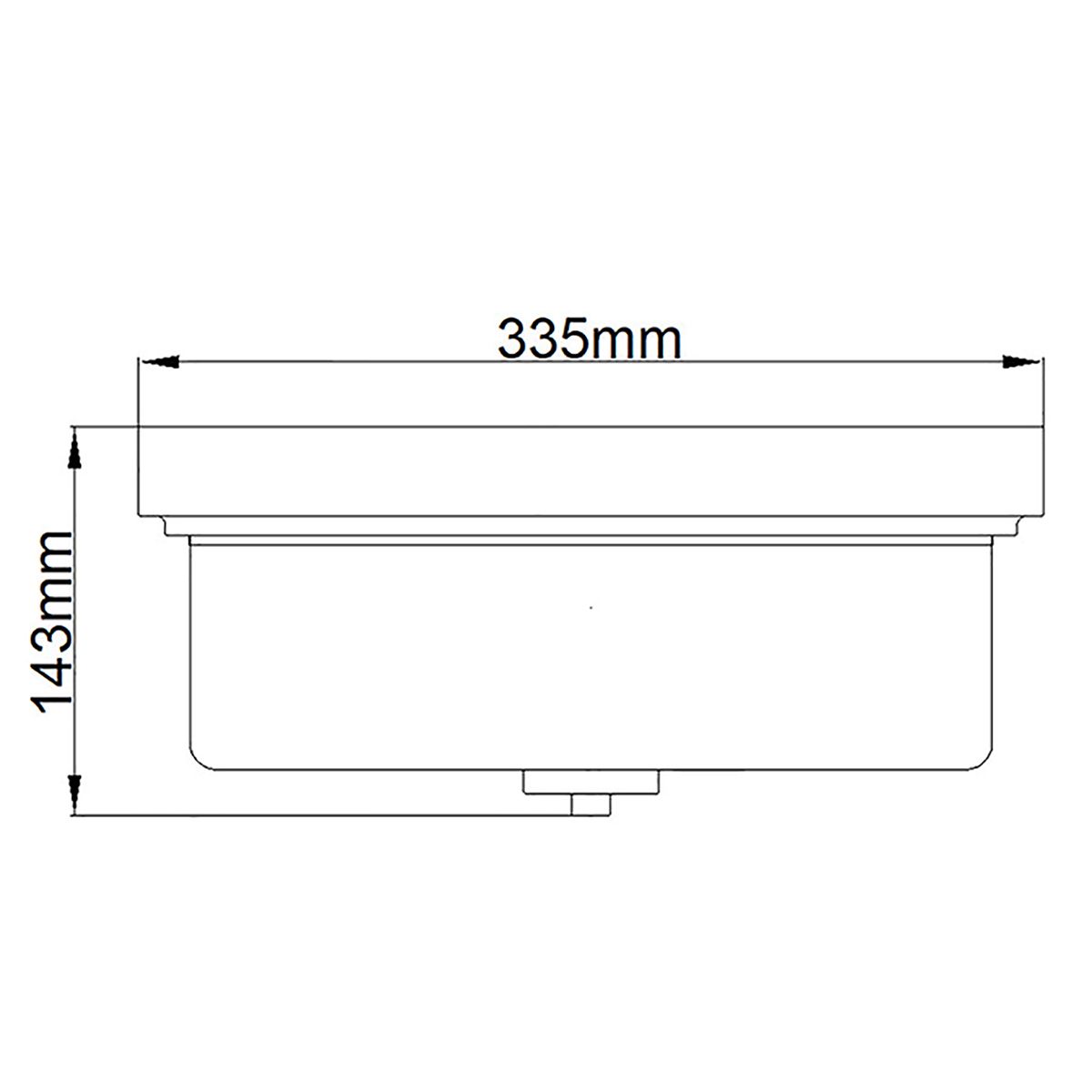 Kincaid 2/3Lt Flush Ceiling Light IP44 – Polished Chrome