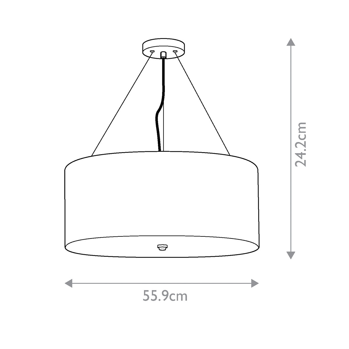 Pearce 3/5/7Lt Pendant In Various Finishes E27
