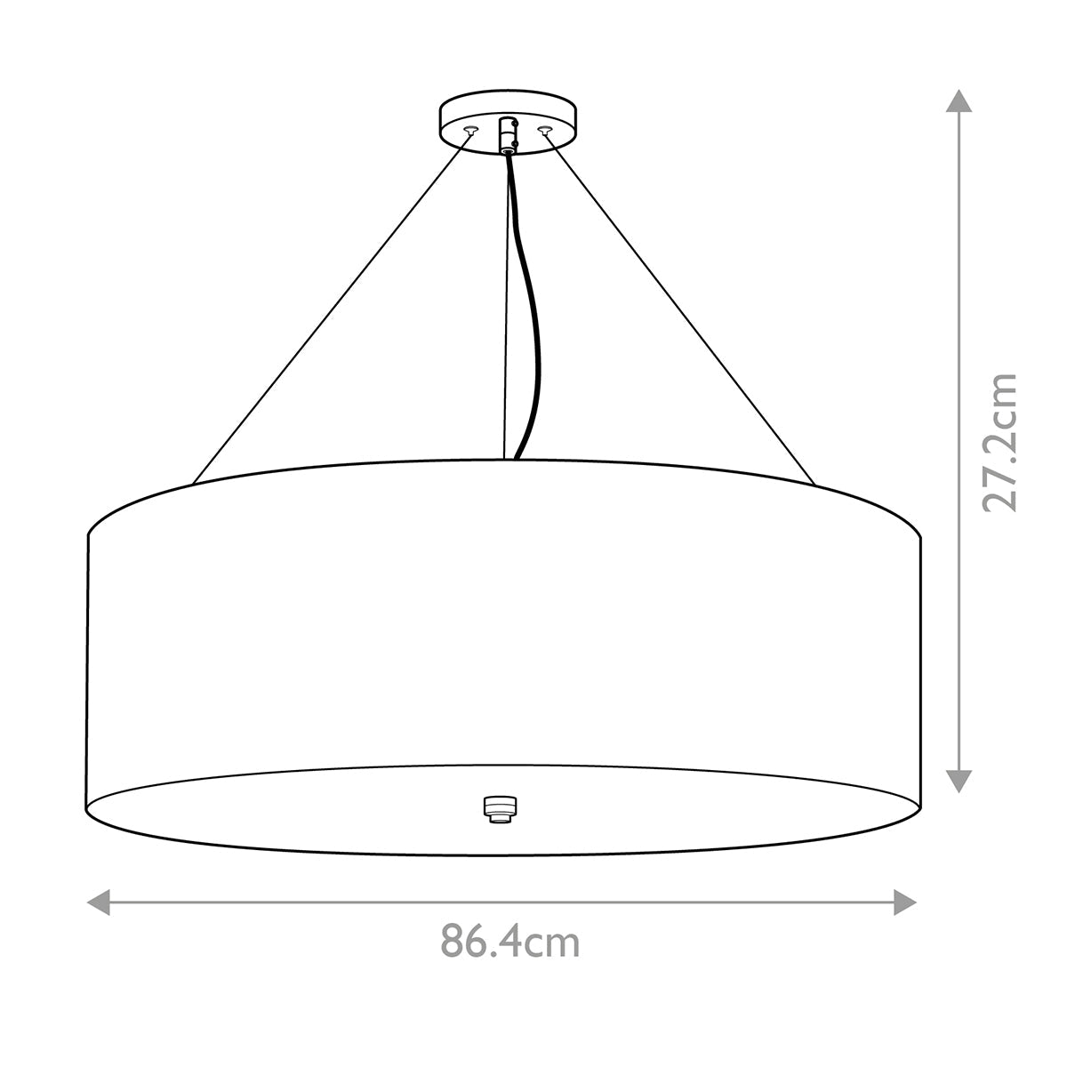 Pearce 3/5/7Lt Pendant In Various Finishes E27