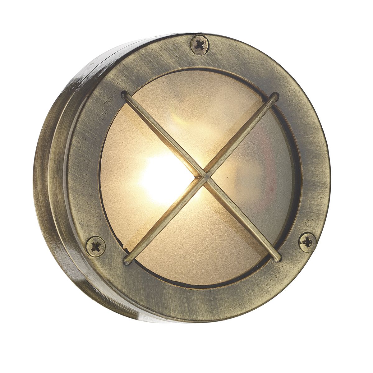 Dock Wall Light Antique Brass IP64