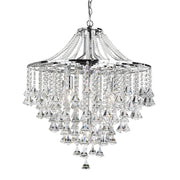 Dorchester 5Lt Crystal Ceiling Light - Chrome & Crystal Finish